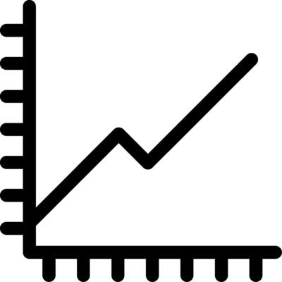 Chart Glyph Icon Design