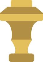 Curtain Top Flat Icon Design vector