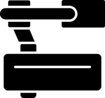 Hinge Glyph Icon Design vector