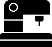 Sewing Machine Glyph Icon Design vector