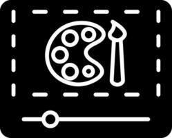 Glyph Icon Design vector