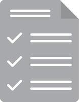Customs Declaration Flat Icon Design vector