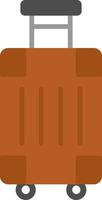 Luggage Flat Icon Design vector