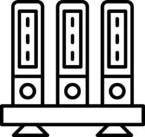 Archive Line Icon Design vector