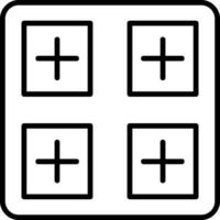 Collage Line Icon Design vector