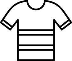 Shirt Line Icon Design vector