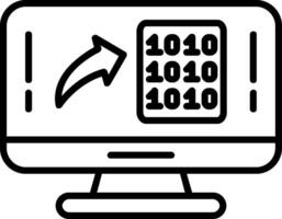 Document Line Icon Design vector