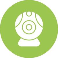 Web camera Glyph Multi Circle Icon vector