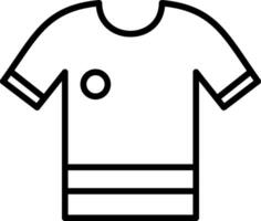 camisa línea icono diseño vector
