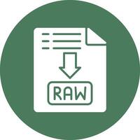 Raw Glyph Multi Circle Icon vector