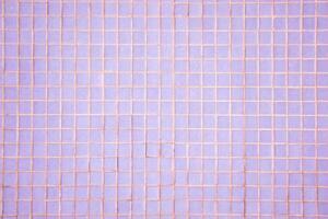 lilac tile wall, abstract pattern mosaic background, textured wall or floor photo