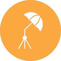 Umbrella Glyph Multi Circle Icon vector