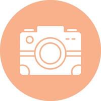 Camera Glyph Multi Circle Icon vector