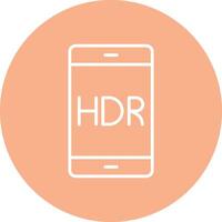 Mobile Line Multi Circle Icon vector