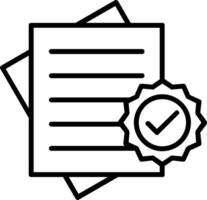 Notes Line Icon Design vector