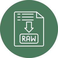 Raw Line Multi Circle Icon vector