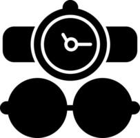 Men Accessories Glyph Icon Design vector