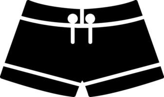 Swimming pants Glyph Icon Design vector