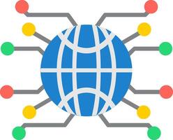 Internet Browser Flat Icon Design vector