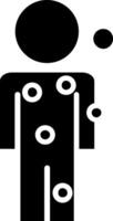 Symptom Checker Glyph Icon Design vector