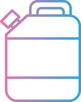 Jerry Can Line Gradient Icon Design vector