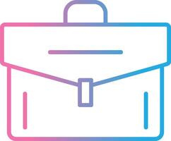 Portfolio Line Gradient Icon Design vector