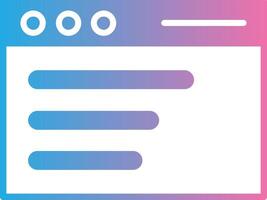 Adwords Compaign Glyph Gradient Icon Design vector