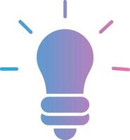 Innovation Glyph Gradient Icon Design vector