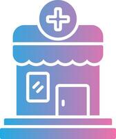 Pharmacy Glyph Gradient Icon Design vector