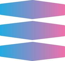 Layers Glyph Gradient Icon Design vector