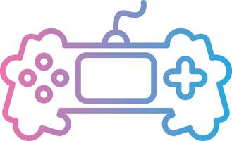Game Line Gradient Icon Design vector