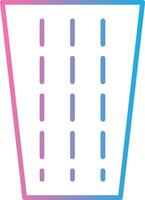 Road Line Gradient Icon Design vector