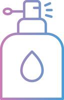 Perfume Line Gradient Icon Design vector