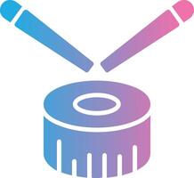 Sushi Glyph Gradient Icon Design vector