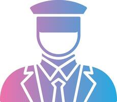 Tarin Driver Glyph Gradient Icon Design vector
