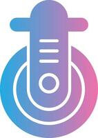 Caster Glyph Gradient Icon Design vector