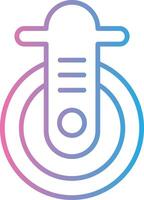 Caster Line Gradient Icon Design vector