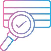 Soil Sampling Line Gradient Icon Design vector