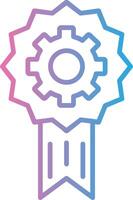 Computer control Line Gradient Icon Design vector