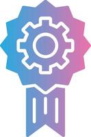 Computer control Glyph Gradient Icon Design vector