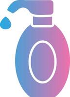 Lotion Glyph Gradient Icon Design vector