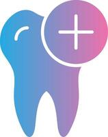 Dentist Glyph Gradient Icon Design vector