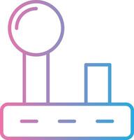 Joystick Line Gradient Icon Design vector