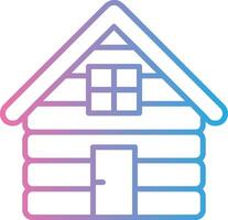 Store Line Gradient Icon Design vector