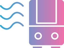 Air Purifier Glyph Gradient Icon Design vector