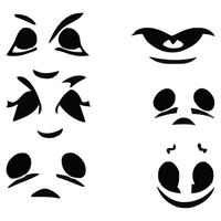 Set of different eyes expressions vector