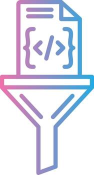 Tools And Utensils Line Gradient Icon Design vector