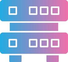 Data Quality Glyph Gradient Icon Design vector