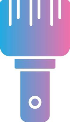 Paint Brush Glyph Gradient Icon Design