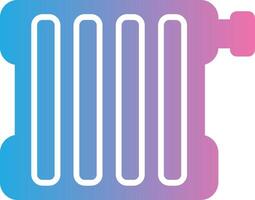 Radiator Glyph Gradient Icon Design vector